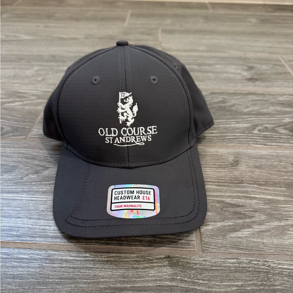 Old Course St Andrews Black Golf Cap